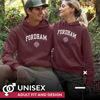 Picture of Campus Colors Adult Arch & Logo Soft Style Gameday Hooded Sweatshirt (Fordham Rams - Maroon, Medium)