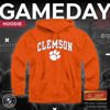 Picture of Campus Colors Adult Arch & Logo Soft Style Gameday Hooded Sweatshirt (Clemson Tigers - Orange, Medium)
