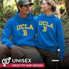 Picture of Campus Colors Adult Arch & Logo Soft Style Gameday Hooded Sweatshirt (UCLA Bruins - Light Blue, XX-Large)