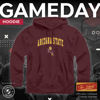 Picture of Campus Colors Adult Arch & Logo Soft Style Gameday Hooded Sweatshirt (Arizona State Sun Devils - Maroon, Small)