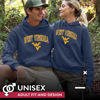 Picture of Campus Colors Adult Arch & Logo Soft Style Gameday Hooded Sweatshirt (West Virginia Mountaineers - Navy, Medium)