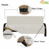 Picture of Easy-Going Futon Sofa Slipcover Reversible Sofa Cover Armless Futon Cover Furniture Protector Couch Cover Water Resistant Pets, Kids, Children, Dog, Cat (Futon, Ivory/Ivory)