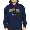 Picture of Campus Colors Adult Arch & Logo Soft Style Gameday Hooded Sweatshirt (Kent State Golden Flashes - Navy, Small)
