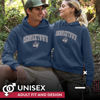 Picture of Campus Colors Adult Arch & Logo Soft Style Gameday Hooded Sweatshirt (Georgetown Hoyas - Navy, Small)