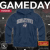 Picture of Campus Colors Adult Arch & Logo Soft Style Gameday Hooded Sweatshirt (Georgetown Hoyas - Navy, X-Large)