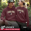 Picture of Campus Colors Adult Arch & Logo Soft Style Gameday Hooded Sweatshirt (Florida State Seminoles - Maroon, Small)