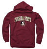 Picture of Campus Colors Adult Arch & Logo Soft Style Gameday Hooded Sweatshirt (Florida State Seminoles - Maroon, Large)
