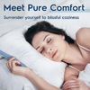 Picture of viewstar King Size Pillows Set of 2, Pillows 2 Pack for Sleeping, King Pillows with Down Alternative for Back and Side Sleepers, Fluffy Bed Pillows for Bed, Machine Washable, Light Blue, 20" x 34"