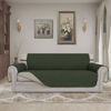 Picture of Easy-Going 4 Seater Sofa Slipcover Reversible Sofa Cover Water Resistant Couch Cover with Foam Sticks Elastic Straps Furniture Protector for Pets Children Dog Cat (XX-Large, Army Green/Beige)