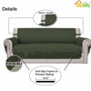 Picture of Easy-Going 4 Seater Sofa Slipcover Reversible Sofa Cover Water Resistant Couch Cover with Foam Sticks Elastic Straps Furniture Protector for Pets Children Dog Cat (XX-Large, Army Green/Beige)