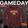 Picture of Campus Colors Adult Arch & Logo Soft Style Gameday Hooded Sweatshirt (Minnesota Golden Gophers - Maroon, Small)