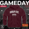 Picture of Campus Colors Adult Arch & Logo Soft Style Gameday Hooded Sweatshirt (Mississippi State Bulldogs - Team Color, Medium)