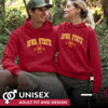 Picture of Campus ColorsCampus Colors Adult Arch & Logo Soft Style Gameday Hooded Sweatshirt (Iowa State Cyclones - Red, Small)