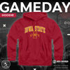 Picture of Campus ColorsCampus Colors Adult Arch & Logo Soft Style Gameday Hooded Sweatshirt (Iowa State Cyclones - Red, Small)