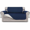 Picture of Easy-Going Reversible Loveseat Couch Cover for 2 Cushion Couch Sofa Cover for Dogs Water Resistant Furniture Protector with Foam Sticks Elastic Straps for Pet (Loveseat, Navy/Ivory)