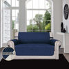 Picture of Easy-Going Reversible Loveseat Couch Cover for 2 Cushion Couch Sofa Cover for Dogs Water Resistant Furniture Protector with Foam Sticks Elastic Straps for Pet (Loveseat, Navy/Ivory)