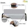 Picture of Easy-Going Futon Sofa Slipcover Reversible Sofa Cover Armless Futon Cover Furniture Protector Couch Cover Water Resistant Pets, Kids, Children, Dog, Cat (Futon, Light Gray/Light Gray)