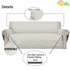 Picture of Easy-Going Chair Sofa Slipcover Reversible Sofa Cover Water Resistant Couch Cover Furniture Protector Cover with Elastic Straps for Pets Kids Children Dog Cat (Chair, Ivory/Ivory)
