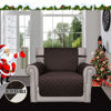 Picture of Easy-Going Chair Sofa Slipcover Reversible Sofa Cover Water Resistant Couch Cover Furniture Protector Cover with Elastic Straps for Pets Kids Children Dog Cat (Chair, Chocolate/Ivory)