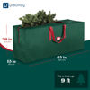 Picture of Heavy Duty Christmas Tree Storage Bag 9 Ft - Christmas Tree Bag Green - Tree Bags For Storage - Xmas Tree Storage Bag Holds 9 Ft Christmas Tree Bag For All Year Round Christmas Storage