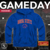 Picture of Campus Colors Adult Arch & Logo Soft Style Gameday Hooded Sweatshirt (Boise State Broncos - Royal, Small)