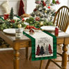 Picture of Artoid Mode Green Buffalo Plaid Xmas Trees 2PCS Merry Christmas Table Runner, Seasonal Winter Holiday Table Decoration for Home Party Decor 13 x 72 Inch