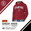 Picture of Campus Colors Stanford Cardinal Adult Logo Hooded Sweatshirt, Large