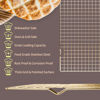 Picture of Cooling Rack for Baking, 2-Pack 16x10 Inches Baking Rack, Thick Wire Cookie Rack for Cooking, Roasting, Grilling, Drying, Oven Safe, Fits Half Sheet Pan, Gold