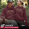Picture of Campus Colors Adult Arch & Logo Soft Style Gameday Hooded Sweatshirt (Texas State Bobcats - Maroon, XX-Large)