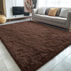 Picture of OLANLY 5x7 Machine Washable Large Area Rugs for Living Room, Bedroom, Soft Fluffy Shaggy Bedside Rug, Indoor Floor Carpet for Kids Girls and Boys, Dorms, Nursery, Home Decor Aesthetic, Coffee