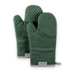 Picture of KitchenAid Asteroid Oven Mitt Set, 7"x12.5", Dark Green, 2 Piece