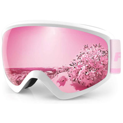 Picture of findway Kids Ski Goggles, Kids Snow Snowboard Goggles for Boys Girls Youth OTG