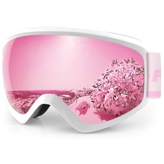 Picture of findway Kids Ski Goggles, Kids Snow Snowboard Goggles for Boys Girls Youth OTG