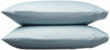 Picture of Amazon Basics 400 Thread Count Cotton Pillow Case, Standard, Set of 2, 30" L x 20" W, Smoke Blue