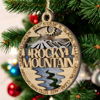 Picture of Rocky Mountain National Park 3" Wood Ornament - Handcrafted 2-Layer Christmas Decor with Glacial Valleys Scene