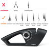 Picture of Longzon 5-in-1 Knife Sharpener 5 Stage with a Pair of Cut-Resistant Glove,Original Premium Polish Blades,Best Kitchen Knife Sharpener Really Works for Pocket Knife Chefs, Serrated Knives,Scissors