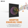 Picture of Acoustic Foam Panels 48 Pack - 1" x 12"x 12" High Density Soundproofing Wedges for Wall, Noise Absorbing and Sound-Damping, Quick-Recovery, Fire-Resistant - Perfect for Studio, Office, Gaming Room