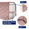 Picture of PureFit Reversible Quilted Sofa Cover, Water Resistant Slipcover Furniture Protector, Washable Couch Cover with Non Slip and Elastic Straps for Kids, Dogs, Pets (XX Large, Pink/Beige)