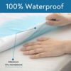 Picture of Twin XL Mattress Protector Waterproof Fitted Bed Sheets up to 14'' Terry for College Dorm Room Essentials Ultra Soft & Breathable Mattress Pad Cover Twin Extra Long (XL), Noiseless Machine Washable