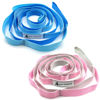 Picture of Stretching Strap Yoga Strap with Loops, Stretch Straps for Physical Therapy, Non-Elastic Exercise Strap for Pilates, Dance and Gymnastics with Workout Guide (Blue/Light Blue+Pink/Light Gray)