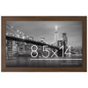 Picture of Americanflat 8.5x14 Picture Frame with Shatter-Resistant Glass - Gallery Style Frame with Engineered Wood - Signature Collection - Photo Frame for Wall Display - Walnut