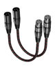 Picture of VANDESAIL XLR Cable Short, Mic Cord 1 ft 2 Pack, Braided Balanced Microphone Cable Male to Female 3 Pin Connector for Microphones, Mixer, XLR Speaker Systems