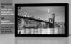Picture of Americanflat 8.5x14 Picture Frame with Shatter-Resistant Glass - Gallery Style Frame with Engineered Wood - Signature Collection - Photo Frame for Wall Display - Black