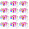Picture of Brightown 12 Pack Easter Led Fairy Lights Battery Operated String Lights Waterproof Silver Wire 7 Feet 20 Led Firefly Starry Moon Lights for DIY Wedding Party Bedroom Patio Christmas