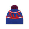 Picture of FOCO Buffalo Bills NFL Logo Stripe Pom Beanie Hat, Team Color