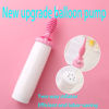 Picture of ouyili Balloon Pump Handheld Two-Way Dual Action - Hand Blower Air Pumper for Balloons - Ballon Inflator Pumping - Manual Baloon Inflators Machine (pink 1 Piece)