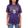 Picture of Junk Food Clothing x NFL - Minnesota Vikings - Bold Logo - Unisex Adult Short Sleeve Fan T-Shirt for Men and Women - Size X-Large