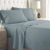 Picture of Danjor Linens California King Sheet Set - - 6 Piece Set Including 4 Pillowcases - Deep Pockets - Breathable, Soft Bed Sheets - Wrinkle Free - Machine Washable - Spa Blue Cal King Bed Sheets - 6 pc