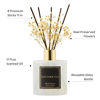 Picture of COCORRÍNA Reed Diffuser - Black Forest 17 Fl.oz Reed Diffuser with 8 Sticks Scented Diffuser with Preserved Flowers for Bathroom Home Decor