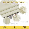 Picture of NICETOWN Half Window Curtains for Bedroom - Silver Grommet Modern Thermal Insulated Home Decor Window Coverings for Nursery/Flat, Beige, W52 x L54, Set of 2